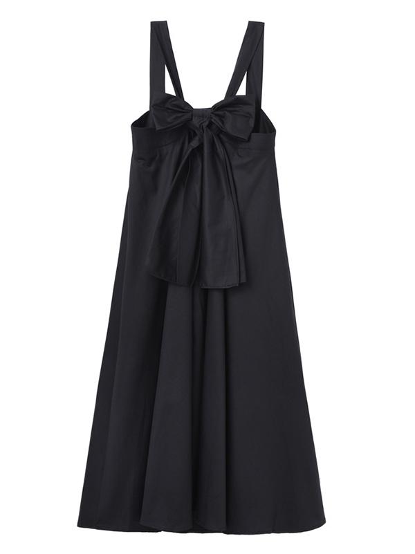 Casual Bowknot Designed Slip Dress