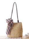 Knitted Cotton-polyester Floral Bag