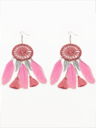 7 Color FeatherTasseled Earring Accessories