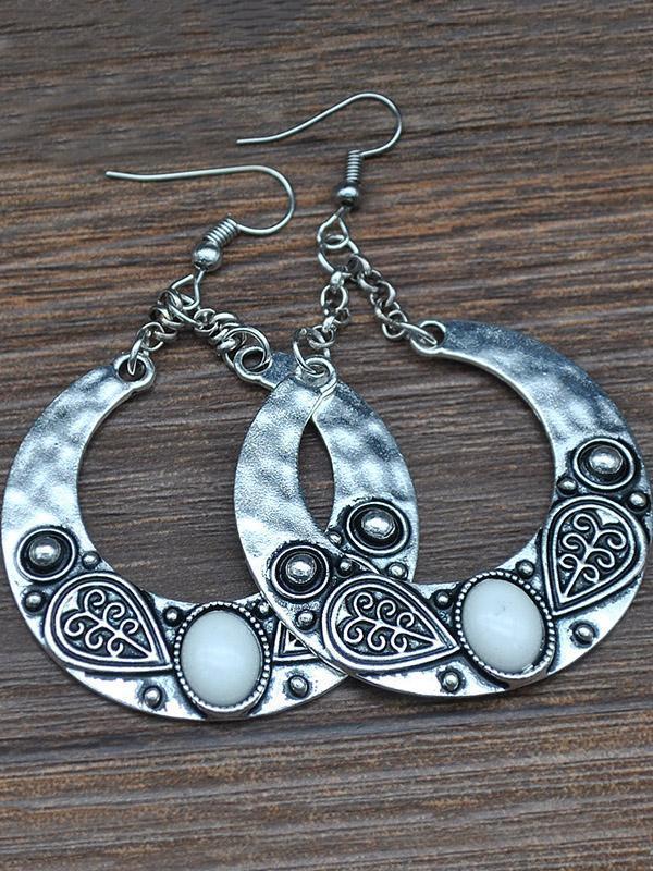 Vintage Bohemia Carving Earrings