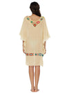 Falbala Batwing Sleeves Beach Cover-Up