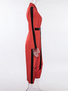 Long Sleeve Zipper Cargo Jumpsuits