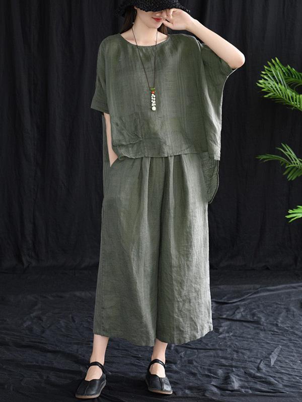 Vintage Loose Oversize Top&Bottom