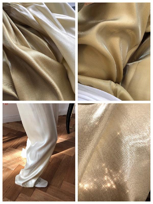 Loose Silk Fabrics Pants