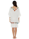 Falbala Batwing Sleeves Beach Cover-Up