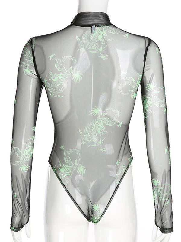 Mesh See-through Bodysuits