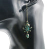 Alloy punk skull earrings