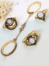 5PCS Vintage Hollow Rings Accessories