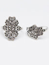 7PCS Vintage Silver Crystal Rings Accessories