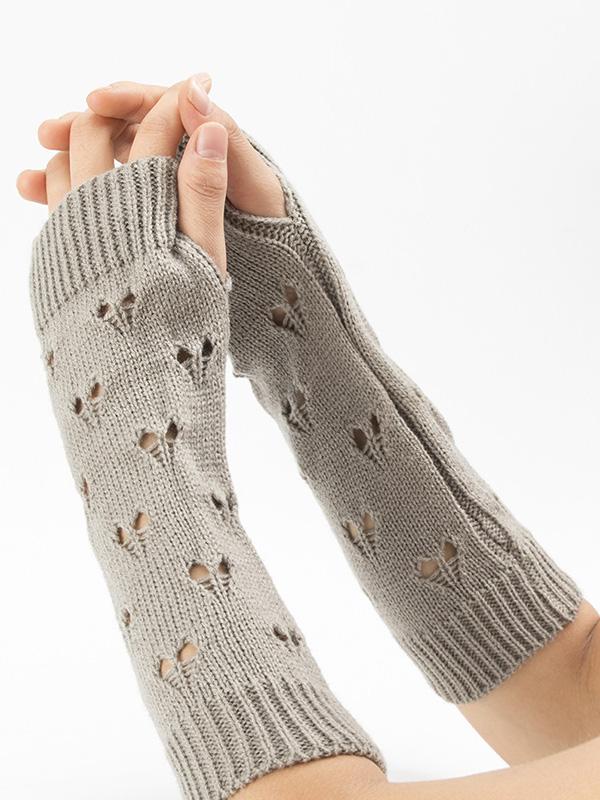 Knitted Hollow 6 Colors Sleevelet Accessories