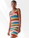 Hollow Colorful Beach Knitting Cover-ups Swimwear