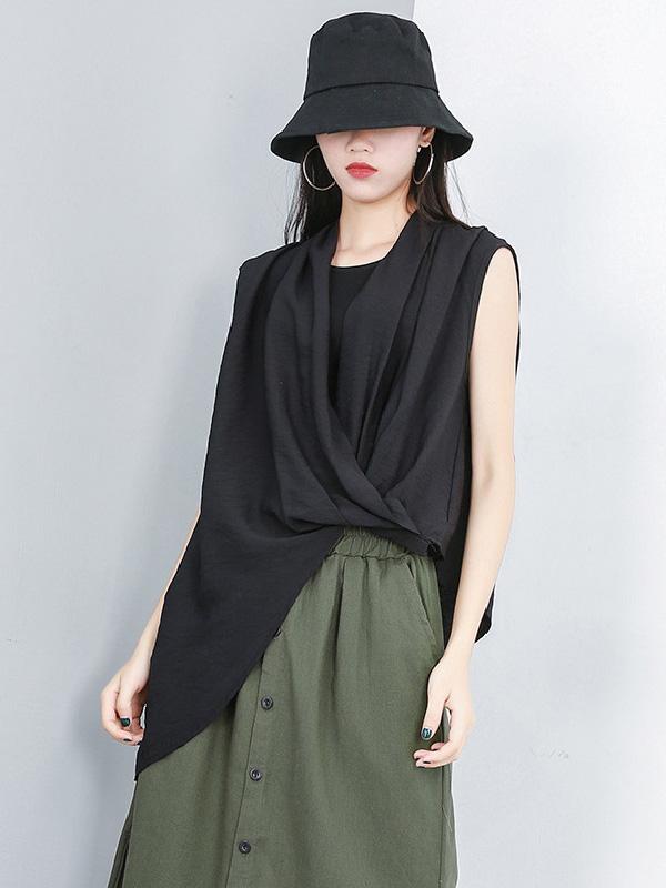 Irregular Sleeveless Tops