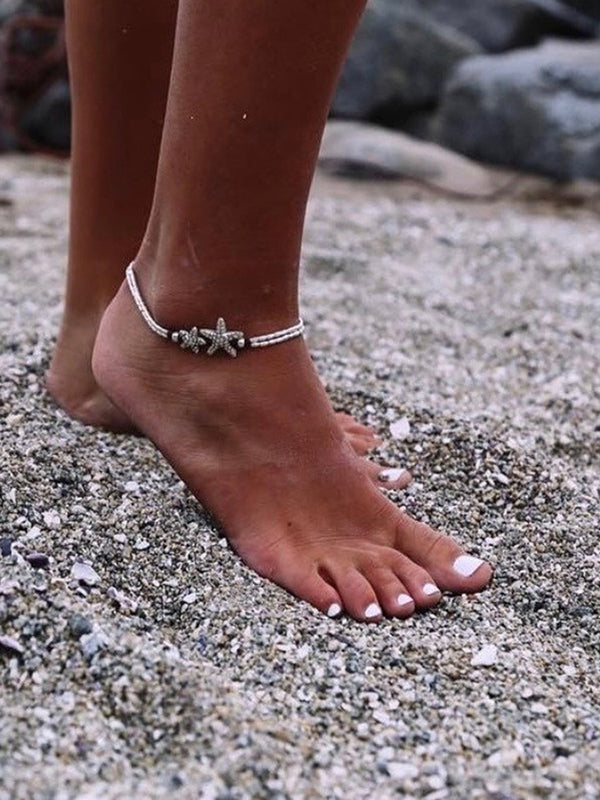 Bohemian Star Summer Foot Chain Accessory