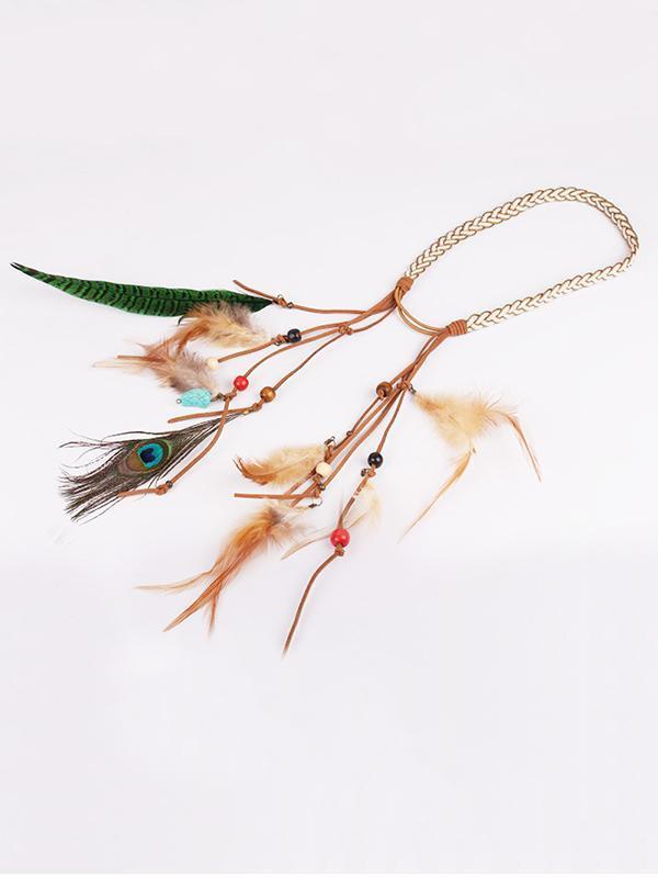 Gypsy Peacock Feathers Headwear Accessories