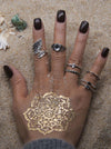 Arrow And Leaf Carved Vintage Rings Accessories