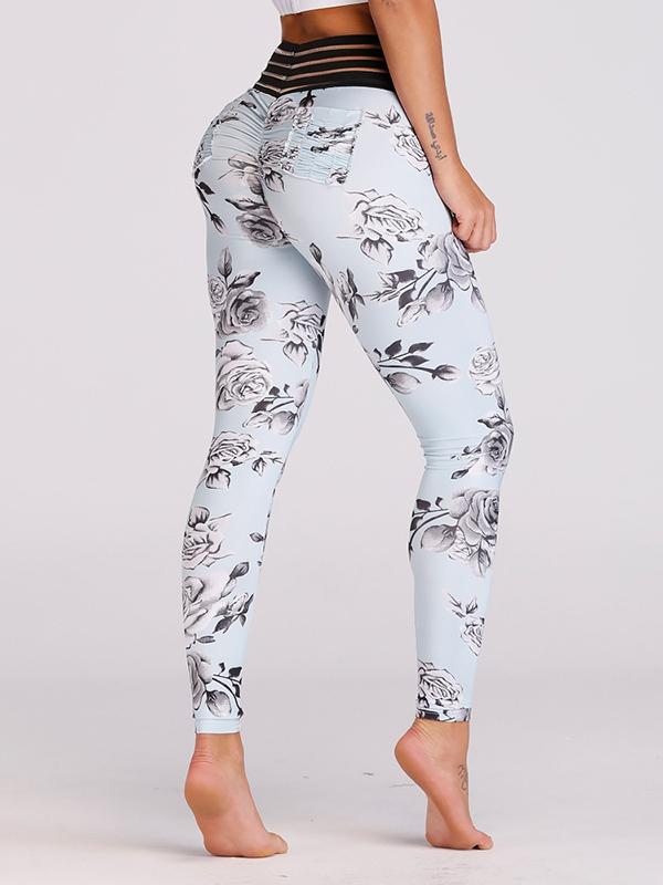 Empire Printed Skinny Leg Yoga Legging