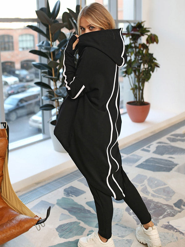 Oversize Hooded Sweatshirts&Pants Suits