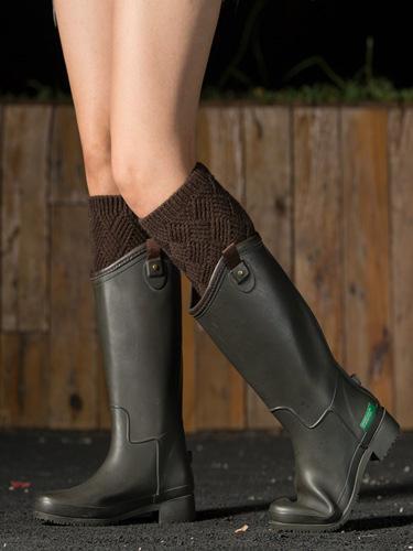 Fahion Rhombus Knitting Leg&Ankle Warmers