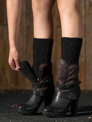 Fahion Rhombus Knitting Leg&Ankle Warmers