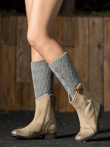 Fahion Rhombus Knitting Leg&Ankle Warmers