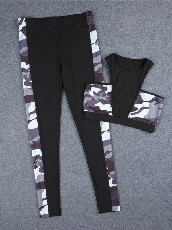 Camouflage Elastic Quick Dry Suit