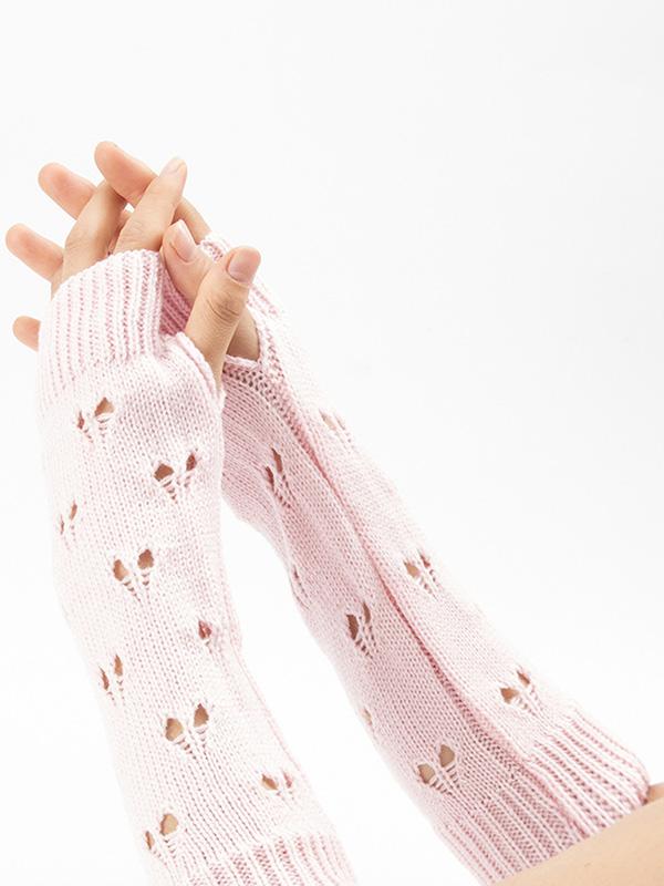 Knitted Hollow 6 Colors Sleevelet Accessories