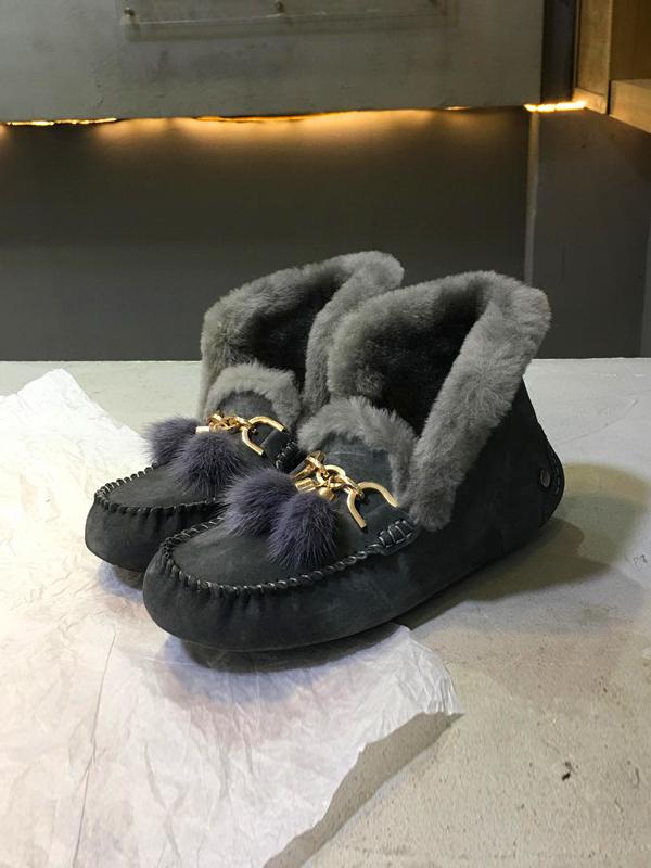 Female Winter Velvet Tassel Fur Ball Snow Boots Uggs