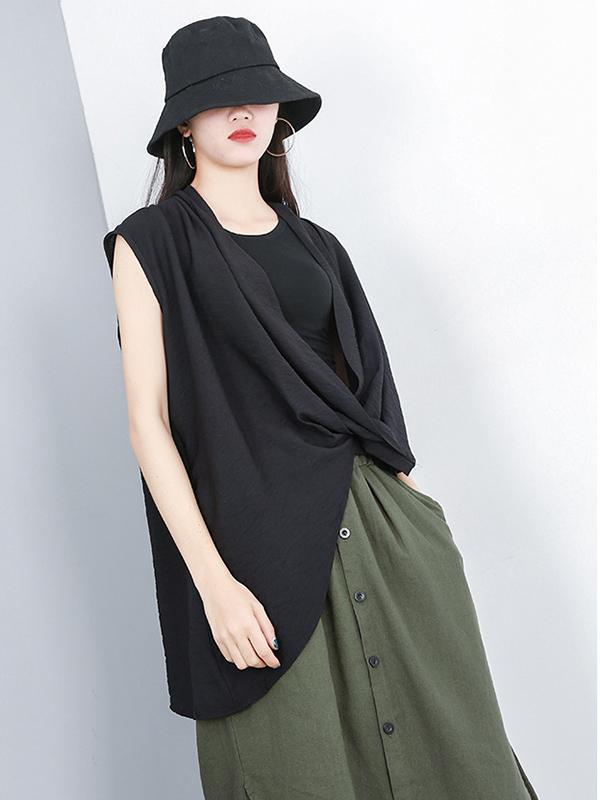 Irregular Sleeveless Tops