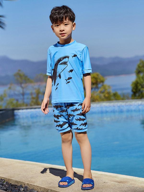 AONIHUA Sharks Printed Boy Swimwear