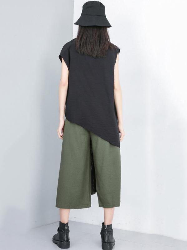 False-Dress Wide Pants