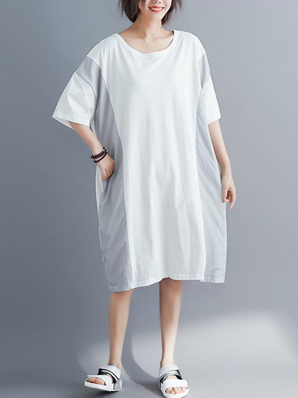 New Loose Oversize Split-joint Dress