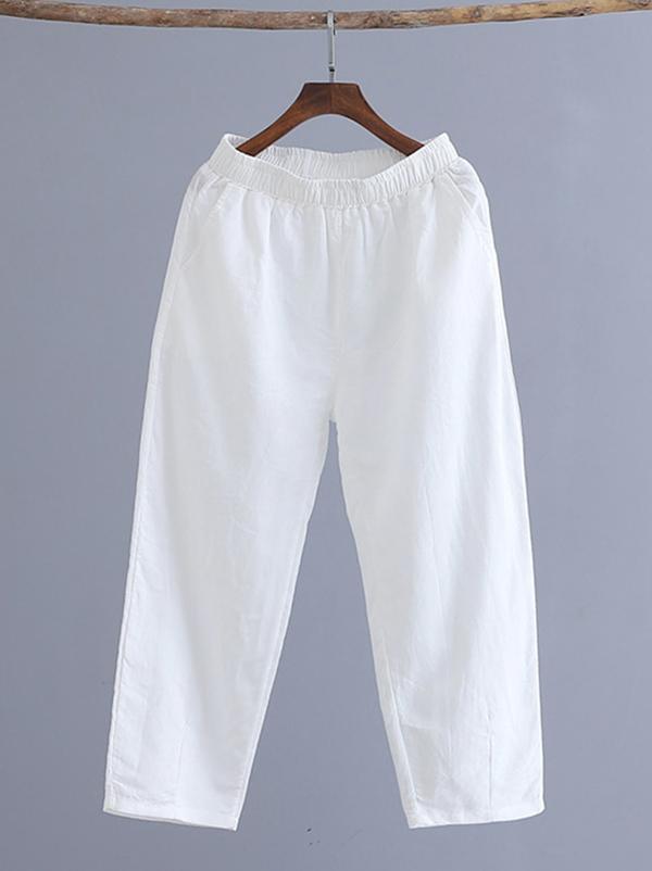 Casual Cotton Harem Pants