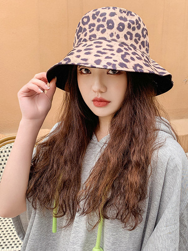 Leopard Reversible Sun Protection Fisherman Hat