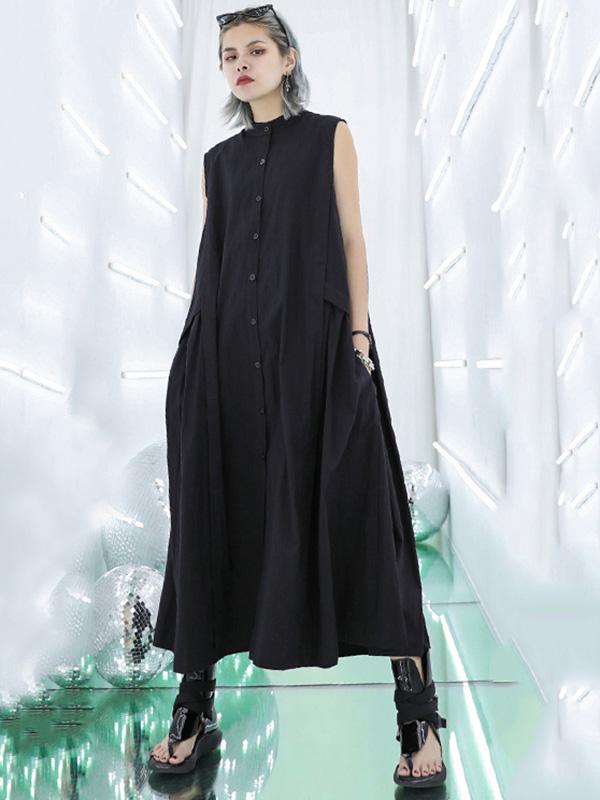 Elegant Casual Sleeveless Long Dress