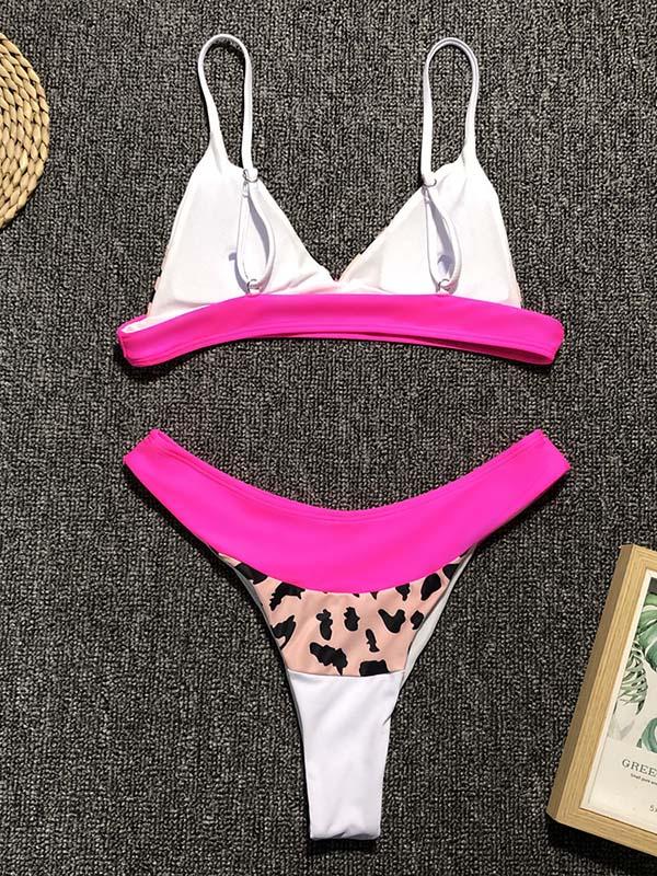 Split-joint High Waist Bikini Swimsuit