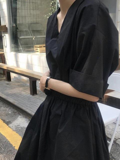 Summer Loose Solid Dress