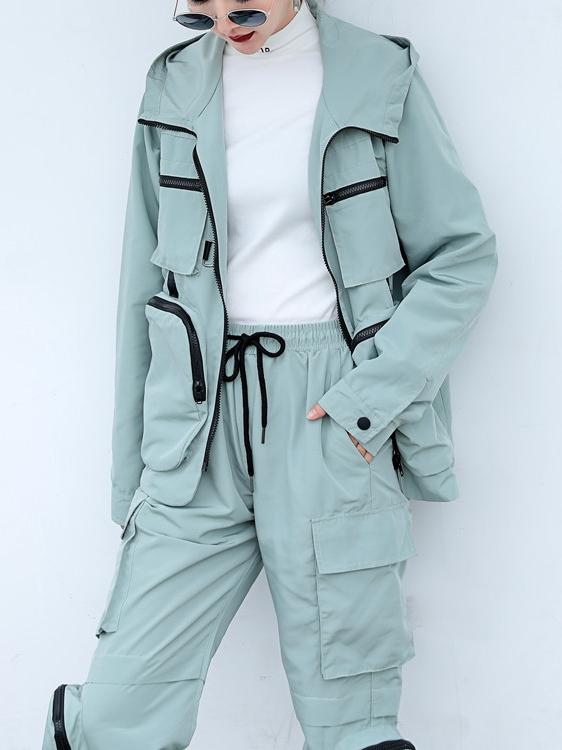 Cool Multi-pocket Detachable Split-joint Overall Suits