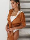 Short Sleeve Bronzing Sunscreen Cover-up