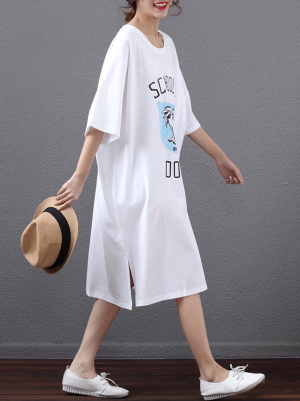 Summer Loose Oversize Printed Dress