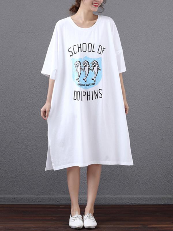 Summer Loose Oversize Printed Dress