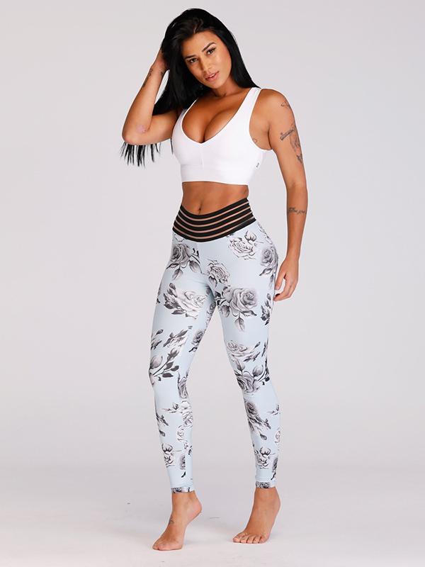 Empire Printed Skinny Leg Yoga Legging