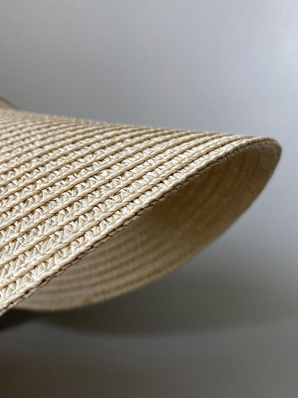 Simple Summer Contrast Color Straw Sun Hat