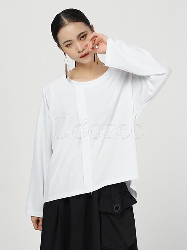 Casual Comfortable Split-side T-shirt