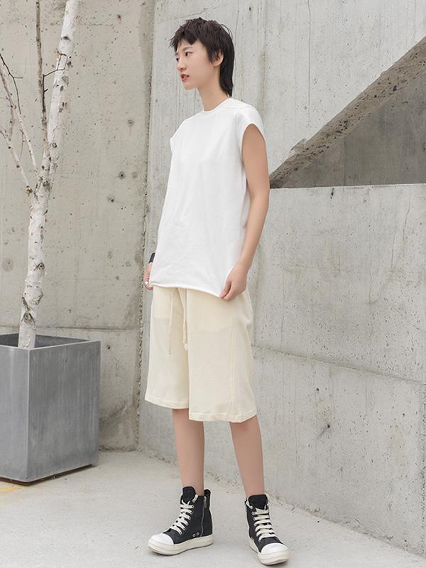 Loose Solid Harem Pants Shorts