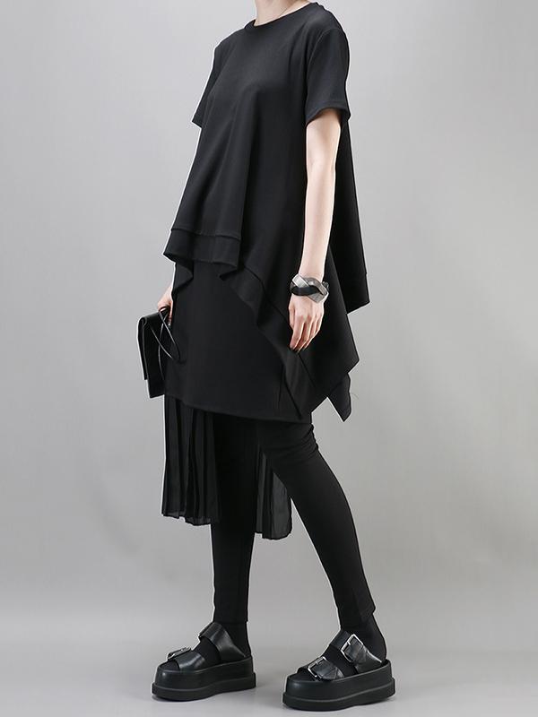 Casual Irregular Long T-shirt