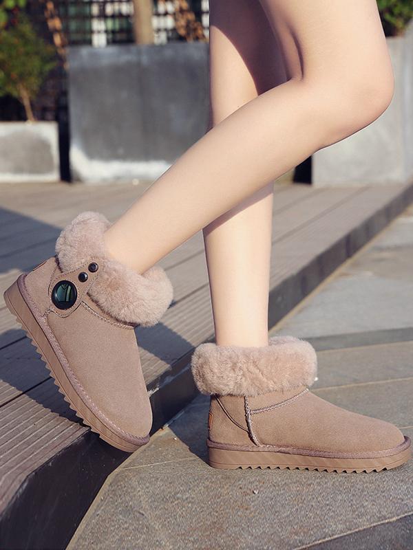 Wool Casual Outdoor Snow Boots Uggs