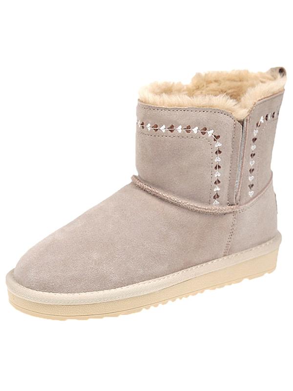 Lady Scrub Embroidered Snow Boots Uggs