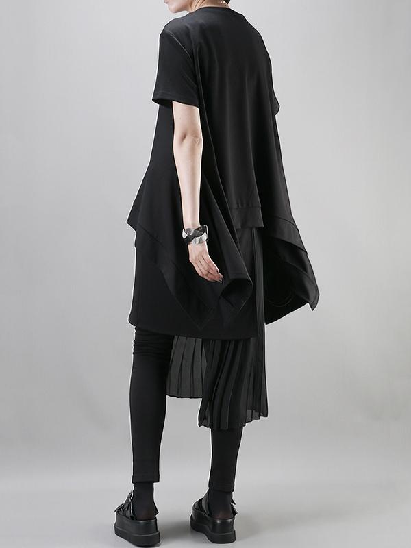 Casual Irregular Long T-shirt