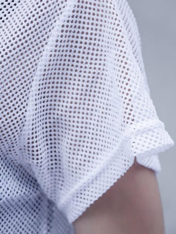 Mesh See-Through Hollow Cover-Ups Tops