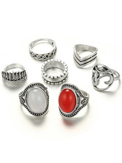 7pcs Vintage Rings Accessories